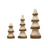 Creative Co-Op Hand-Carved Wood Tree, Natural view 2
