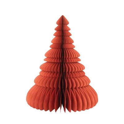 Creative Co-Op Paper Honeycomb Tree, Burnt Orange