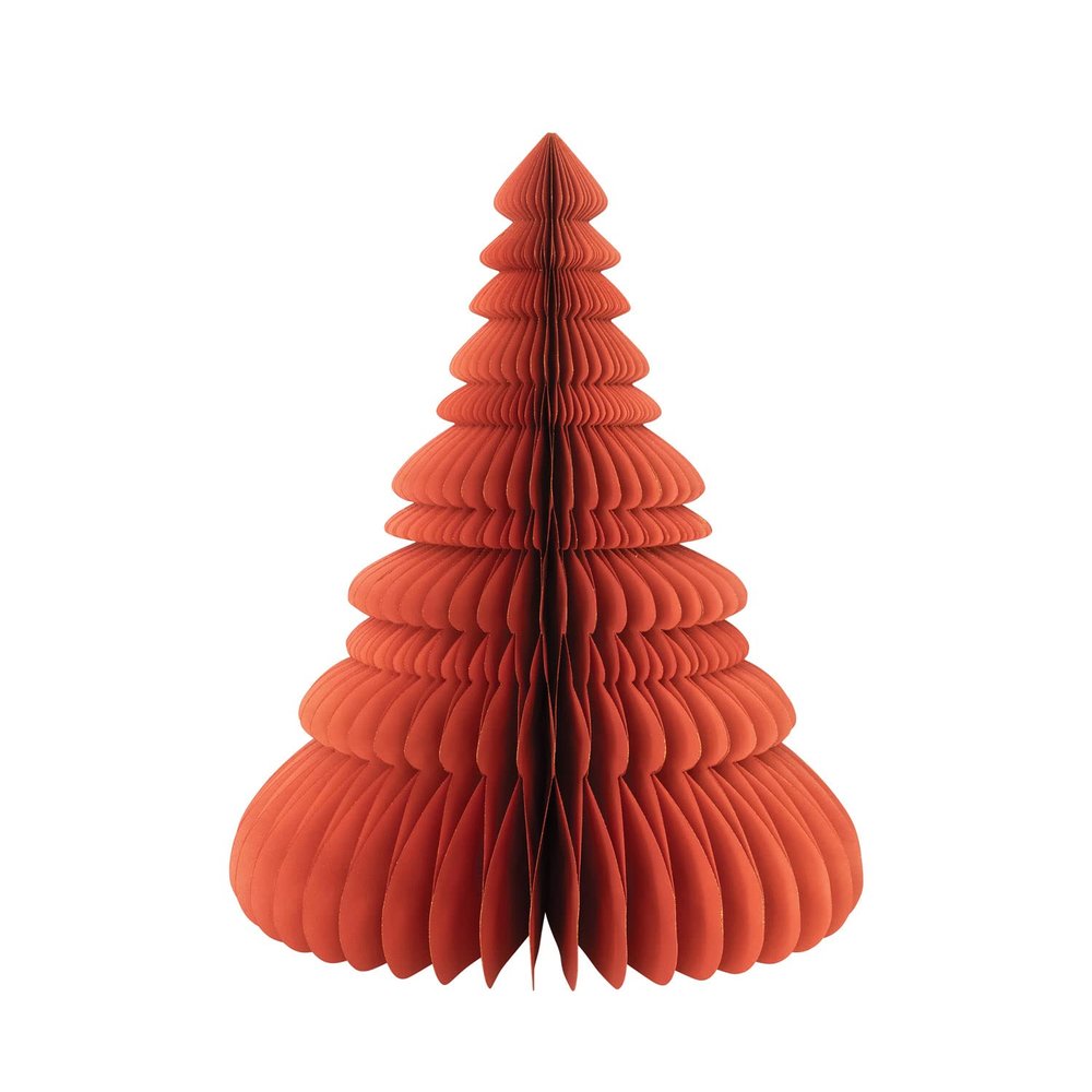 Creative Co-Op Paper Honeycomb Tree, Burnt Orange