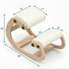 NYPOT Ergonomic Kneeling Chair with Adjustable Seats - Knee Chair for Posture Correction & Kneel Rocking Stool for Desk - Back Pain Relief for Home and Office, Supports 250 pounds - 5 Years Warranty view 2