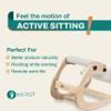 NYPOT Ergonomic Kneeling Chair with Adjustable Seats - Knee Chair for Posture Correction & Kneel Rocking Stool for Desk - Back Pain Relief for Home and Office, Supports 250 pounds - 5 Years Warranty view 3
