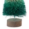 Curved Sisal Bottle Brush Tree with Wood Base, Green Ombre view 3