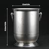 KDLK ice Bucket for Cocktail bar Stainless Steel Ice Bucket,Thick Champagne Bucket Party Beerbarrel Chill Station Camping Beverage Bucket Cooler Carry Handle view 2
