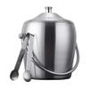 KDLK ice Bucket for Cocktail bar Stainless Steel Ice Bucket Double Stainless Steel Ice Bucket Storage Ice Cubes Ice Beer Champagne Cooler Outdoor Party 1.2L Beads view 1