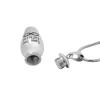 SHEIL Love You Infinity Cremation Locket That Hold Ashes for Human/Pet Stainless Steel Mini Memorial Urn Necklace Casket view 2
