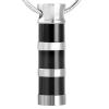 SHEIL Cylinder Jewelry Collection Keepsake Cremation Urn Ash Pendant Necklace Unisex - Memorial Ash Keepsake view 1