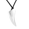 SHEIL High Polsihed Ivory Stainless Steel Funeral Jewelry Loss of Pet Cremation Urn Jewelry Ashes Holder Necklace - Engravable view 1