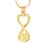 SHEIL Pet Memorial Pendant Stainless Steel Infinity Heart Cremation Jewelry for Ashes of Dog/Cat - Memorial Ash Keepsake view 1