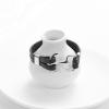 SHEIL Anchor Cremation Bracelet for Ashes Leather Urn Bangle for Loved Ones Ashes Holder Keepsake Cremation Jewelry,18cm view 2
