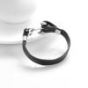 SHEIL Anchor Cremation Bracelet for Ashes Leather Urn Bangle for Loved Ones Ashes Holder Keepsake Cremation Jewelry,18cm view 3