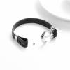 SHEIL Anchor Cremation Bracelet for Ashes Leather Urn Bangle for Loved Ones Ashes Holder Keepsake Cremation Jewelry,18cm view 4
