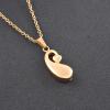 SHEIL Stainless Steel Teardrop Heart Cremation Urn Necklace for Ashes Memorial Jewellery for Women - Memorial Ash Keepsake view 2