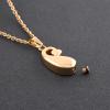 SHEIL Stainless Steel Teardrop Heart Cremation Urn Necklace for Ashes Memorial Jewellery for Women - Memorial Ash Keepsake view 3