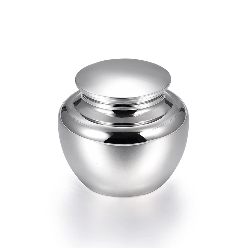 SHEIL Adult/Pet/Animal Funeral Urn High Polish Stainelss Steel Cremation Urn Ashes Locket Funeral Keepsake Casket Jewelry