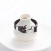 SHEIL Anchor Cremation Bracelet for Ashes Leather Urn Bangle for Loved Ones Ashes Holder Keepsake Cremation Jewelry,20cm view 3