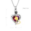SHEIL The Dog/Cat Paw Always in My Heart Cremation Jewelry for Ashes of Pet Keepsake Memorial Urn Pendant Necklace view 2