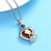 SHEIL The Dog/Cat Paw Always in My Heart Cremation Jewelry for Ashes of Pet Keepsake Memorial Urn Pendant Necklace view 3