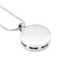 SHEIL Enamel Dog Bone/Paw Print Keepsake Jewelry Pet Funeral Urn Necklace Ashes Holder Cremation Pendant for Dog view 3