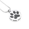 SHEIL Enamel Dog Bone/Paw Print Keepsake Jewelry Pet Funeral Urn Necklace Ashes Holder Cremation Pendant for Dog view 4