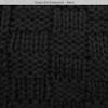 HiEnd Accents Chess Knit Throw, 50x60 inch, Black Solid Color, Modern Farmhouse Rustic Style Soft Cozy Warm Luxury Blanket view 4