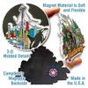 Dallas, Texas City Magnet by Classic Magnets, 3D Rubber Vintage-Style Collectible Souvenirs and Gifts Made in the USA, 4.4" x 3.2" view 3