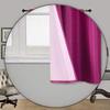 2 Piece Faux Silk Window Blackout Curtain Solid Pattern with Bronze Antique Grommet Energy Efficient Adam Size 63" 84" 95" and 108" Long (108" Extra Long, Hot Pink Fuchsia) view 2