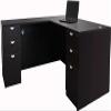 Boss Office L-Shape Desk with Pedestal in Mocha view 1