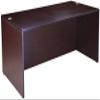 Boss Office L-Shape Desk with Pedestal in Mocha view 2