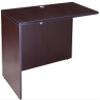 Boss Office L-Shape Desk with Pedestal in Mocha view 3