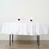1 Pcs 70" White 100% Cotton Round Tablecloth Catering Home Dinner Linens view 3