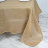 1 Pcs Natural Burlap 90x90 Table Overlay Rustic Wedding Party Catering Decoration view 3