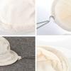 2Pcs Reusable Coffee Sock Filter Cloth Strainer Stainless Steel Handle Cloth Tea Strainer Filter for Home Office Handmade Colador De Cafe Use4-inchi view 4