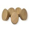 2-Inch American White Oak Wood Bourbon Wine Barrel Cask Keg Bung Plug - Great for Home Brewers, Distillers, Wine Enthusiasts (5-Pack) view 1