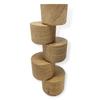 2-Inch American White Oak Wood Bourbon Wine Barrel Cask Keg Bung Plug - Great for Home Brewers, Distillers, Wine Enthusiasts (5-Pack) view 2