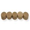 2-Inch American White Oak Wood Bourbon Wine Barrel Cask Keg Bung Plug - Great for Home Brewers, Distillers, Wine Enthusiasts (5-Pack) view 3