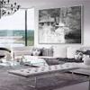 100% Hand Painted Modern Abstract Oil Painting Heavily Texture On Canvas Wall Art Picture Living Room Bedroom Decor Frameless 72" x 72" view 3