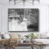 100% Hand Painted Modern Abstract Oil Painting Heavily Texture On Canvas Wall Art Picture Living Room Bedroom Decor Frameless 40" x 40" view 1