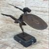 EUROPEAN BRONZE Bronze Art Deco Amazon Signed ZACH Statue Female Warrior HOT CAST Sculpture Nude Handmade Deal Gift Art Nouveau view 3
