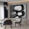 100% Handmade Gray Abstract Thick Textured Oil Painting On Canvas Living Room Modern Home Decoration Mural Bedroom Wall Art 72" x 72" view 2