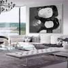 100% Handmade Gray Abstract Thick Textured Oil Painting On Canvas Living Room Modern Home Decoration Mural Bedroom Wall Art 72" x 72" view 3