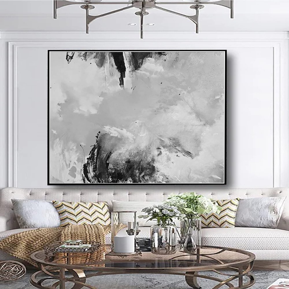 100% Handmade 3D Abstract Thick Textured Oil Painting On Canvas Living Room Modern Home Decoration Mural Bedroom Wall Art 40" x 40"