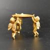 Brass Angel Statue Candle Holder Ornament Home Decorations, Living Room Desktop Angel Statue Candelabra Nordic Copper Crafts view 3