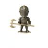 Brass Knight Gnomes Guard Figurines Entrance Desk Ornaments,Copper Ancient Warrior Soldier Home Decor Crafts,Study Office Wine Cooler Sculpture Garden Decor Gifts (B) view 1