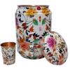 Copper Dispenser White Printed 8 Litre Copper Water Dispenser (Matka) & Glass 300 Ml With Stand. Container Pot with 100% Pure Copper and Ayurvedic Health Benefits (8000 ml) view 3