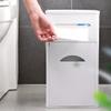 TOMYEUS Trash Cans 10L Toilet Trash Can Tissue Box All-in-one Toilet Drawer Box Shelf Two-in-One Drawer with Storage Kitchen Bathroom Trash Cans (Color : B) view 4