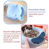 TOMYEUS Kitchen Bin Small Trash Box On The Dining Table, Mini Home Desktop, Double-Layer Nut Shell Storage Tube, Lazy Bed, Mobile Phone Holder for Home and Office Use (Color : A) view 3