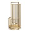Umbrella Stand Racks Modern Iron Umbrella Holder, Home Office Hallway Entrance Umbrella Organizer, with Independent Drip Tray, 25X55CM (Color : Gold, Size : 25X55CM) view 1