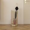 Umbrella Stand Racks Modern Iron Umbrella Holder, Home Office Hallway Entrance Umbrella Organizer, with Independent Drip Tray, 25X55CM (Color : Gold, Size : 25X55CM) view 2