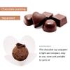 Hemoton Kraft Paper Truffle Cups 400 Pcs Chocolate Wrappers Dessert Liners for Mini Cakes Muffins and Candy Decor Baking Supplies view 2