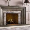 Fire Beauty Fireplace Screen Decorative Mesh Geometric Fire Spark Guard Gate Cover for Home view 4